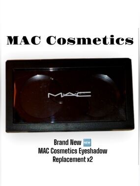 MAC Cosmetics Pro Palette 2 Empty Eyeshadow Pans Holder Duo - 2 Slot! NEW!
